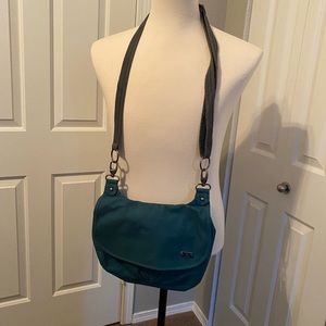 Teal crossbody REI purse